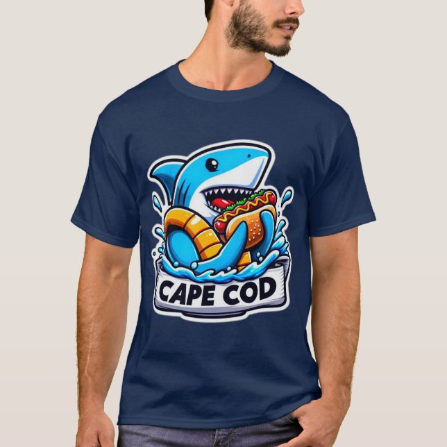 CAMISETA CABO COD-GREAT BLANCO COMIENDO PERRO CALIENTE 7 (Anverso)