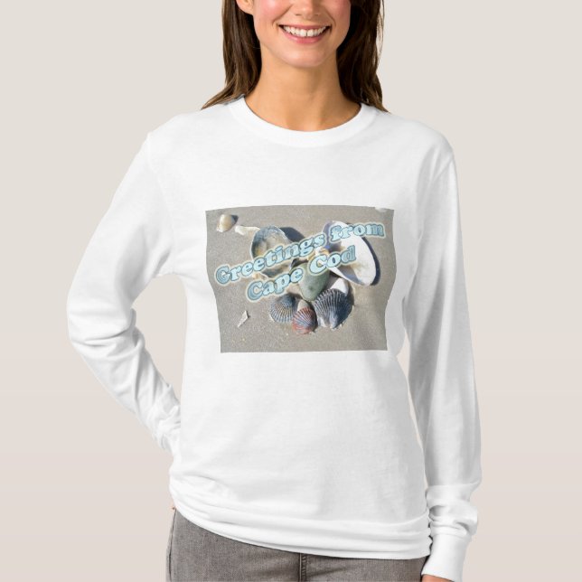 Camiseta Cabo Cod Massachusetts - Shell & Surf (Anverso)