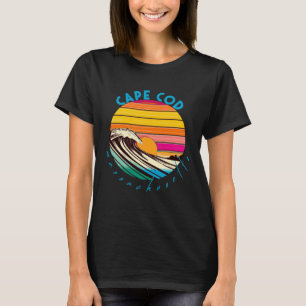 Camiseta Cabo Cod Retro Estilo Años 80 Playa de Massachuset