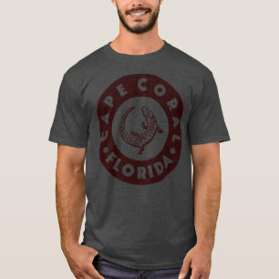 Camiseta Cabo Coral Florida Circle Brown