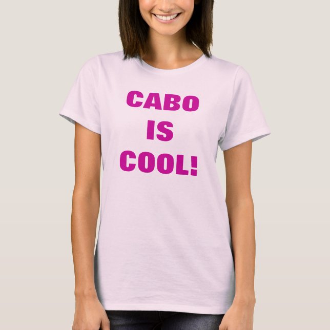 CAMISETA ¡CABO ES GENIAL! (Anverso)