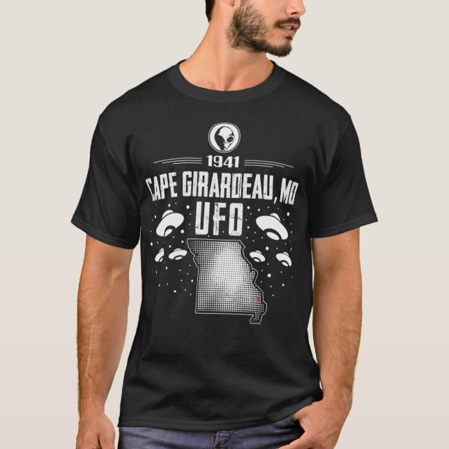 Camiseta Cabo Girardeau Mo Ufo 1941 (Anverso)