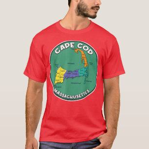 Camiseta Cabo Massachusetts Boston Hyannis Dennis Ocean Cap