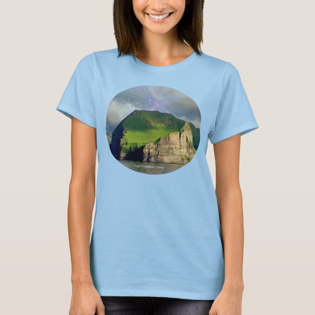 Camiseta Cabo Promontorio Lutkes Mujeres Alaska (Anverso)