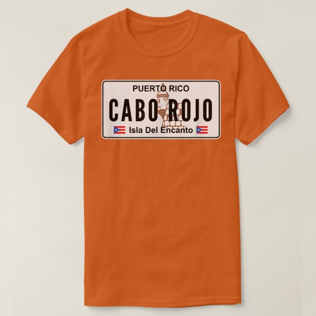 CAMISETA CABO ROJO PUERTO RICO ORGULLO PUERTORRIQUEÑO BORIC (Diseño del anverso)