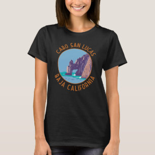 Camiseta Cabo San Lucas Arco México Círculo alterado retro