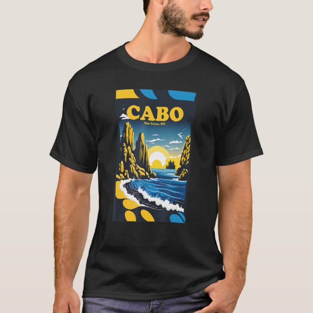 Camiseta Cabo San Lucas Baja California Mexico Souvenir (Anverso)