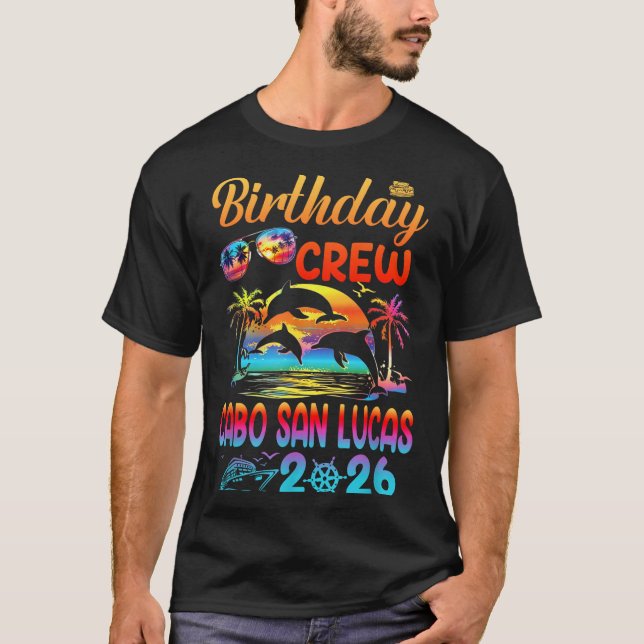 Camiseta Cabo San Lucas Birthday Trip Vacation 2026 Matchin (Anverso)