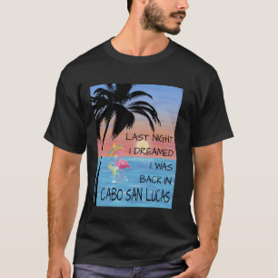 Camiseta Cabo San Lucas México Dream Flamingo Adventure Mem