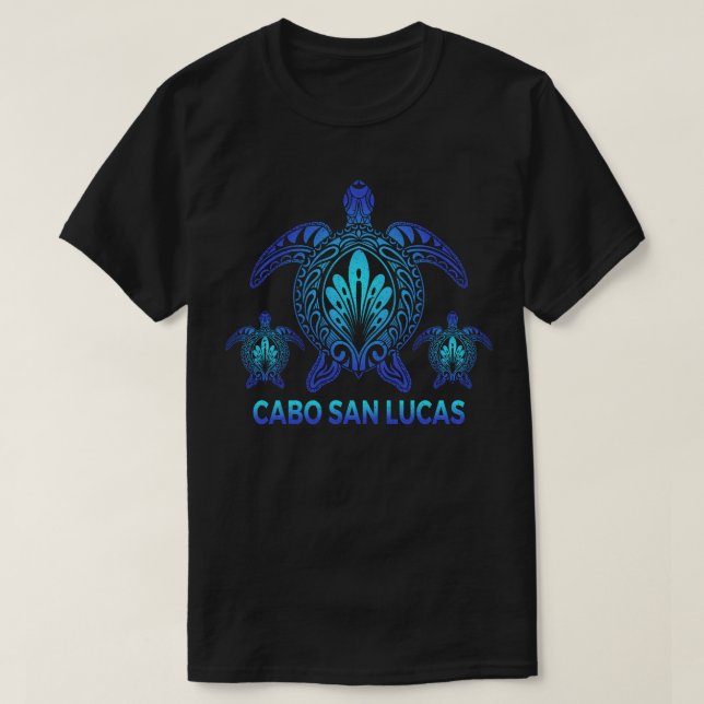 Camiseta Cabo San Lucas México MX Blue Sea Turvenirs Souven (Diseño del anverso)