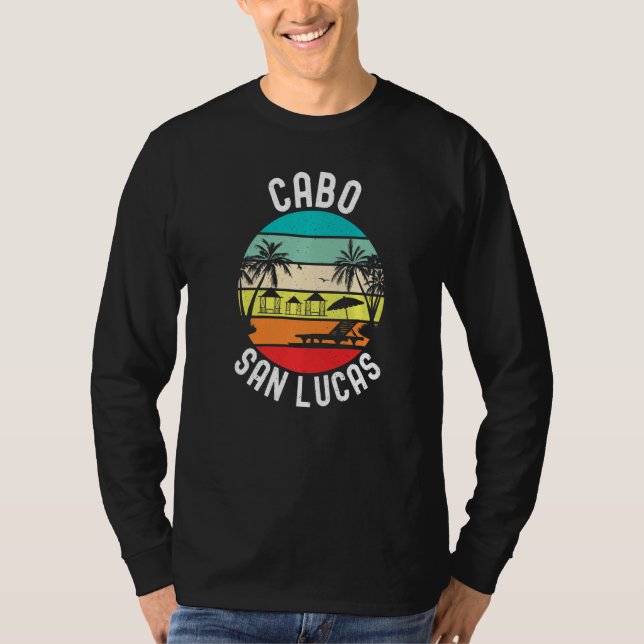 Camiseta Cabo San Lucas México Retro Mexico Resort Vacatio (Anverso)