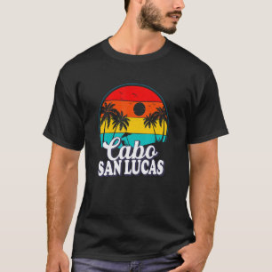 Camiseta Cabo San Lucas México Vacaciones Retro Beach Souve