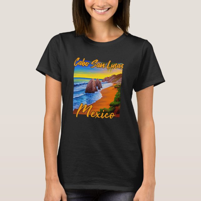 Camiseta Cabo San Lucas Sunset (Anverso)
