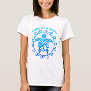Camiseta Cabo San Lucas, una tortuga azul oceánica