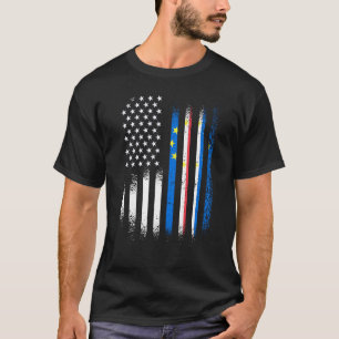 Camiseta Cabo Verde Americano Patriota Grown Country USA Fl
