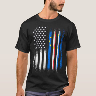 Camiseta Cabo Verde Americano Patriota Grown Country USA Fl