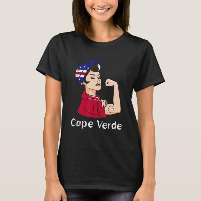 Camiseta Cabo Verde Fuerte raíz de Cabo Verde Mujer Scarf M (Anverso)