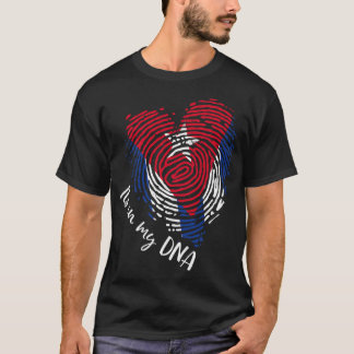 Camiseta Cabo Verde It_s en mi ADN Bandera de raíces cabove