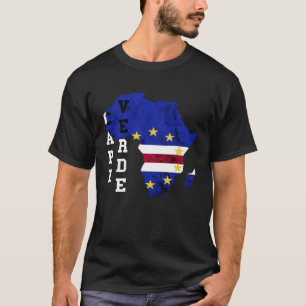 Camiseta Cabo Verde Mapa Isla Archipiélago de Raíces Cabo V
