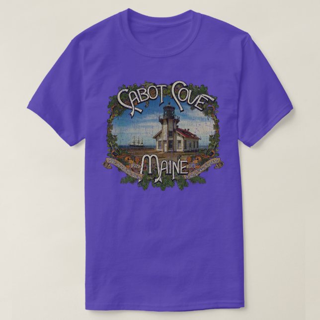 Camiseta Cabot Cove Maine 1780 TShirt (Diseño del anverso)