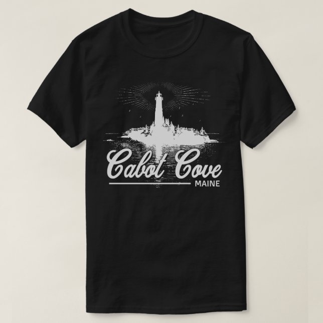 Camiseta Cabot Cove Maine desde el asesinato que escribió (Diseño del anverso)