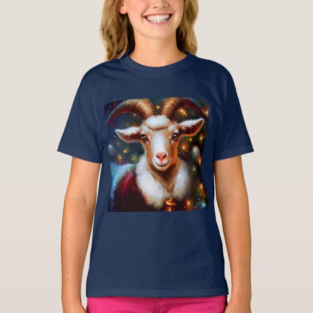Camiseta Cabra 4 navidades (Anverso)