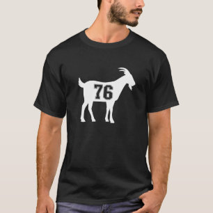 Camiseta Cabra 76 G.O.A.T. Número Setenta Y Seis Cabra
