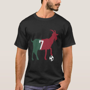 Camiseta Cabra 7 - Cabra número 7 Fútbol Fútbol Hombres Muj