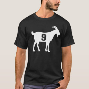 Camiseta Cabra 9 G.O.A.T Número Nueve Cabra