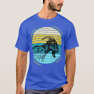 Camiseta Cabra animal de granja retro