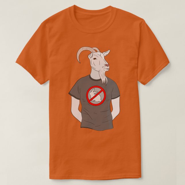 Camiseta Cabra AntiRabbit (Diseño del anverso)