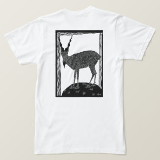 Camiseta Cabra aterradora que te mira amenazadoramente