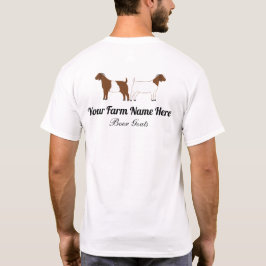 Camiseta Cabra Boer personalizada
