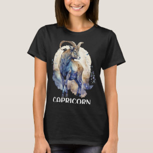 Camiseta Cabra Capricornio Zodiaco Regido por Saturno Astro