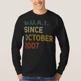 Camiseta Cabra de 15 años desde octubre de 2007