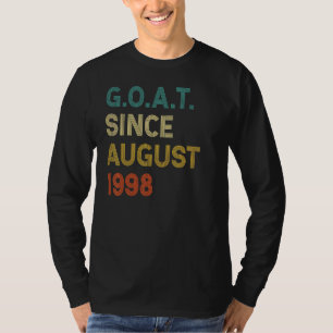 Camiseta Cabra de 24 años desde agosto de 1998