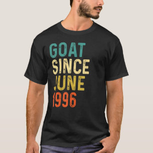 Camiseta Cabra de 26 años desde junio de 1996