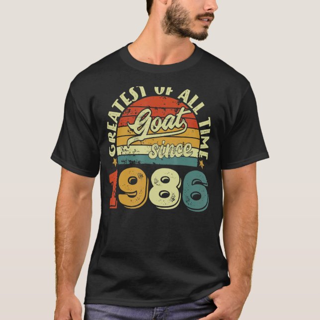 Camiseta Cabra de 36 años desde 1986 (Anverso)