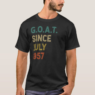Camiseta Cabra de 65 años desde julio de 1957