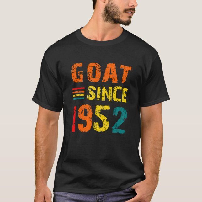 Camiseta Cabra de 70 años desde 1952 (Anverso)