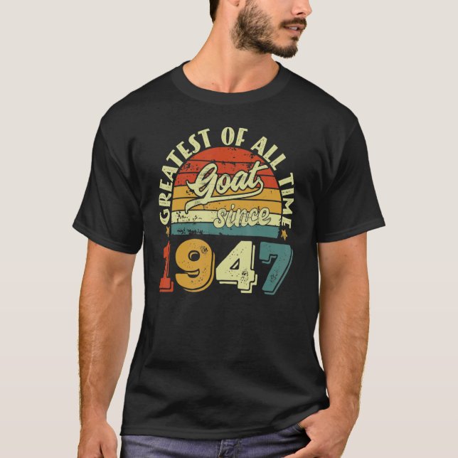 Camiseta Cabra de 75 años desde 1947 (Anverso)