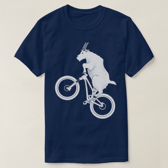Camiseta Cabra de bicicleta de montaña  (Diseño del anverso)