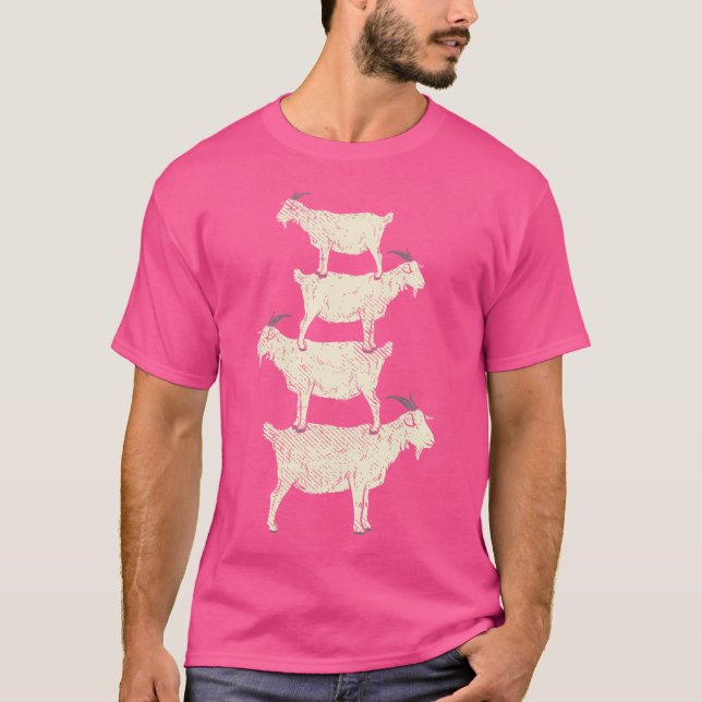 Camiseta Cabra de cabra de buck (Anverso)