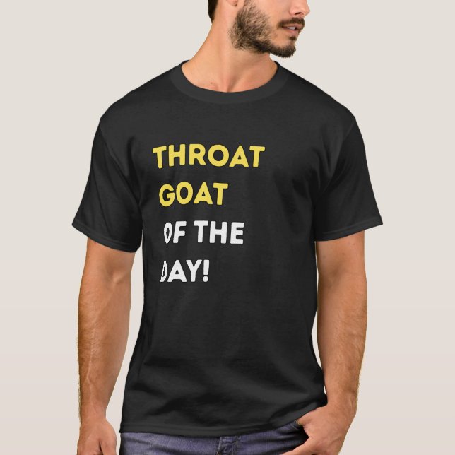 Camiseta Cabra de Garganta Divertida del Día - Regalos Dive (Anverso)