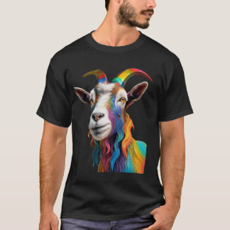 Camiseta Cabra De Granja Cute Cabra Billy Goat Yard T Shirt