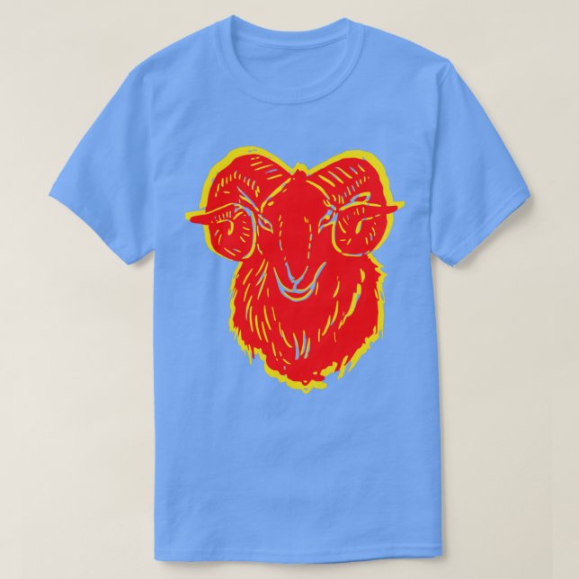 Camiseta Cabra de Incendio por la Prosperidad  (Diseño del anverso)