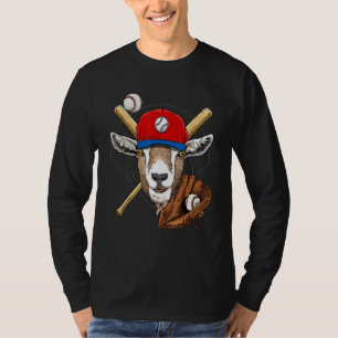 Camiseta Cabra de jugador de béisbol Lanzador Receptor Entr