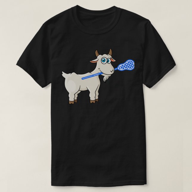 Camiseta Cabra de Lacrosse animal cutáneo (Diseño del anverso)