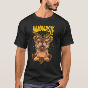 Camiseta Cabra de Meditación Zen Yoga Omm