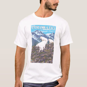 Camiseta Cabra de montaña blanca FamilyColorado